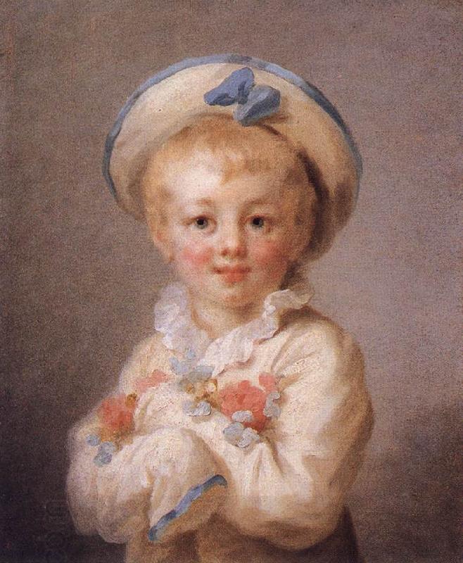 Jean Honore Fragonard A Boy as Pierrot China oil painting art